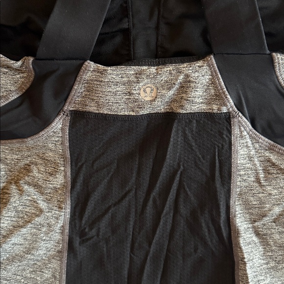 Lululemon Gray and Black Athletic Tank Top - Picture 2 of 3